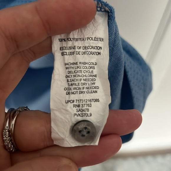 PGA Tour Classic Blue Polo Shirt XXL - Picture 8 of 8